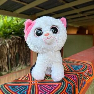 TY Beanie Boos Muffin the Cat Plush Stuffed Animal Big Eyes Babies Toy Plushie